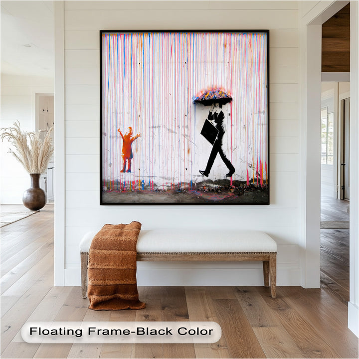 Colorfall Dissonance – Banksy Oil Painting