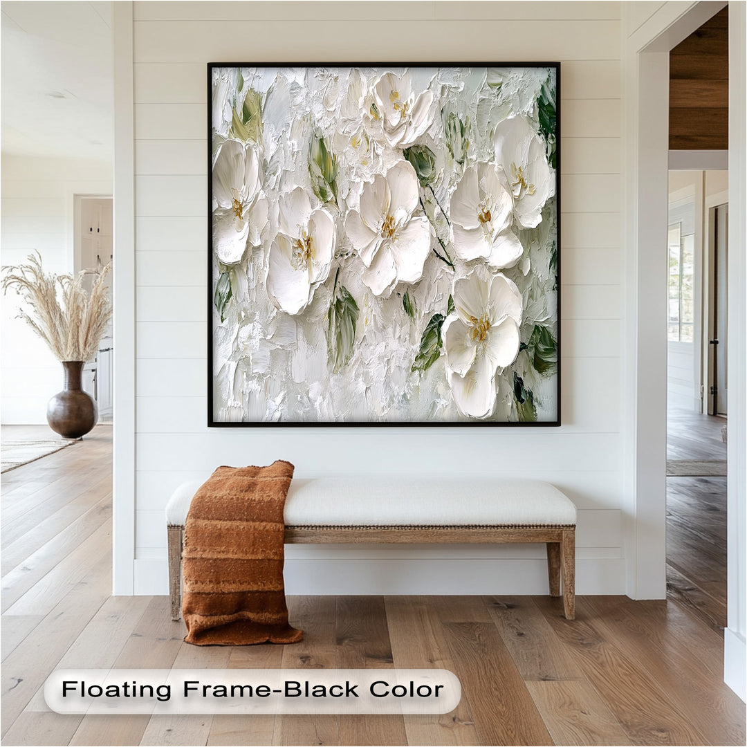 White Flower – Botanical Oil Paintings