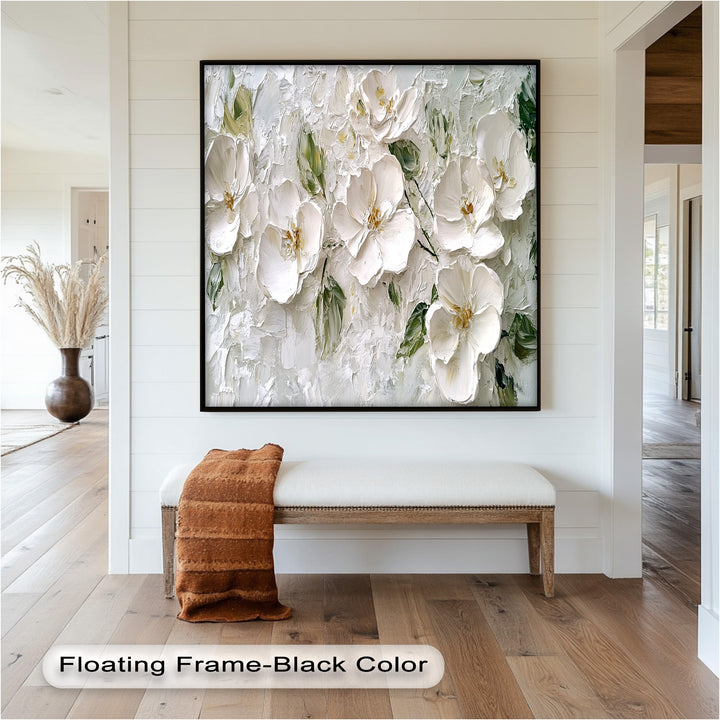 White Flower – Botanical Oil Paintings