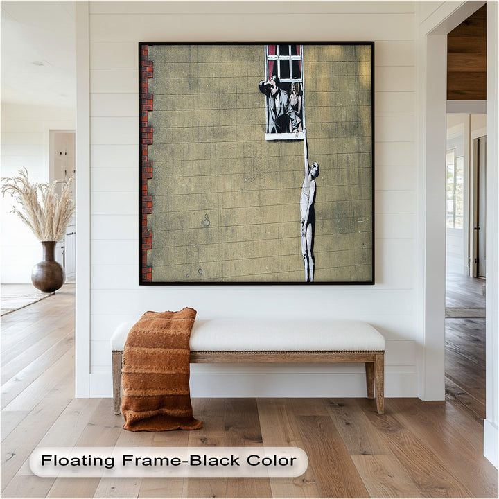Love in Suspense – Banksy Oil Painting