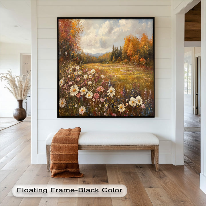 Meadow Bliss – Wildflower Oil Painting