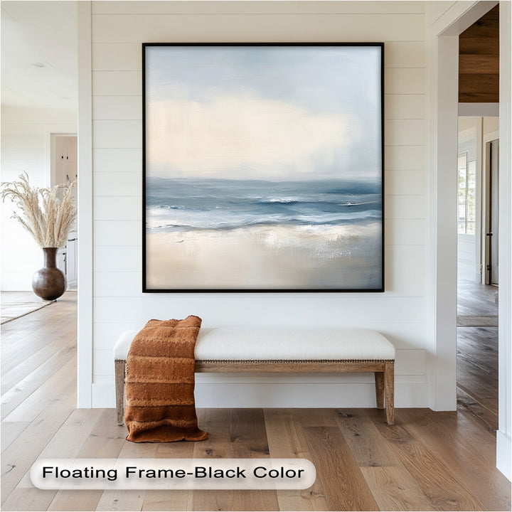 Ocean Wall Art - Minimalist Seascape Oil Painting