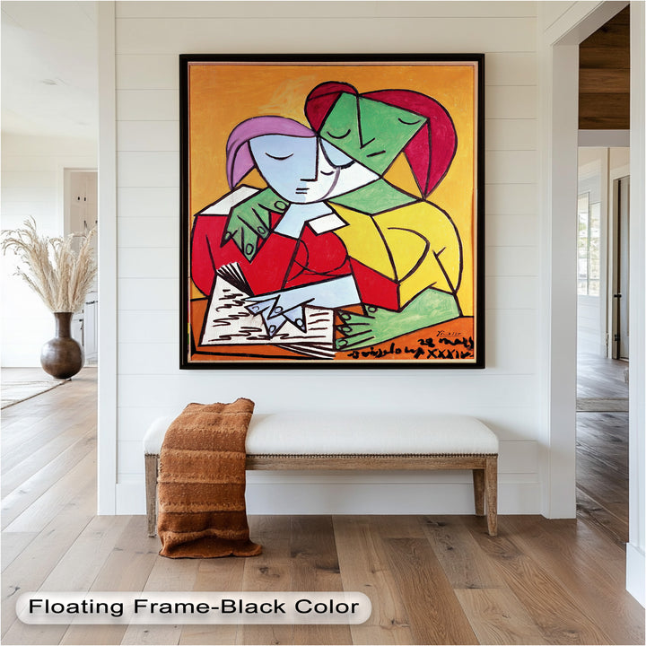 Harmony in Study – Embrace of Minds Picasso Oil Painting