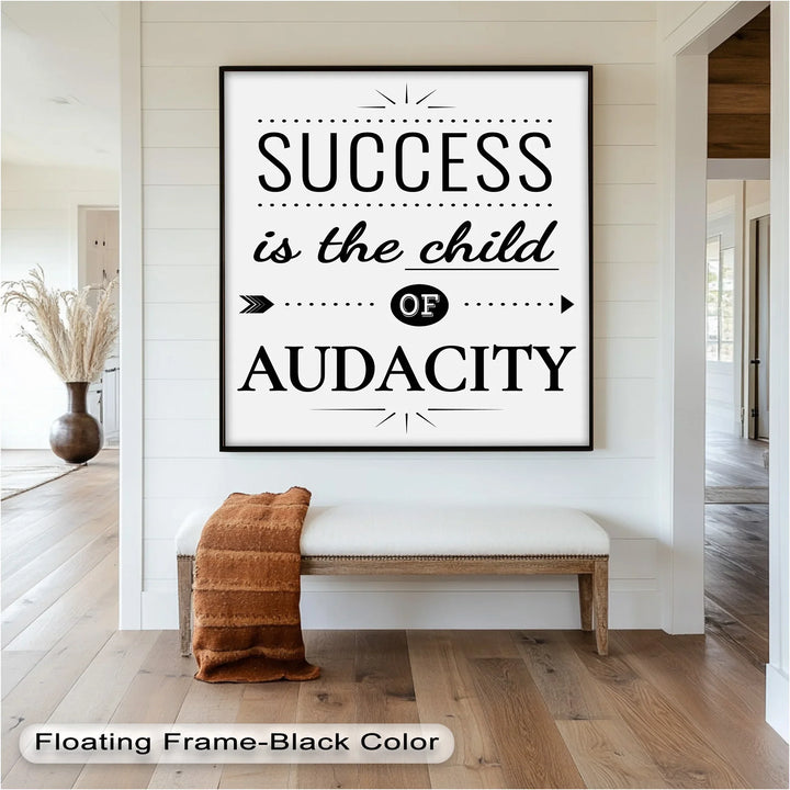 Success Is the Child of Audacity – Modern Oil Painting - MyPhotoStation
