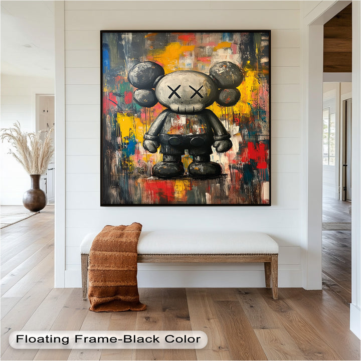 Urban Grit – KAWS Companion Oil Painting