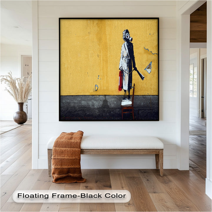 Domestic Rebellion – Banksy Oil Painting