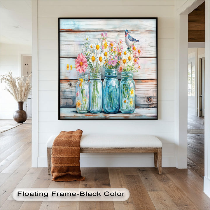 Flower Jars – Modern Oil Painting