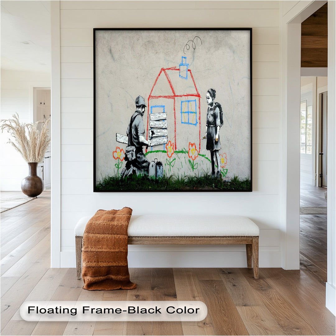 Boarded Dreams – Banksy Oil Painting