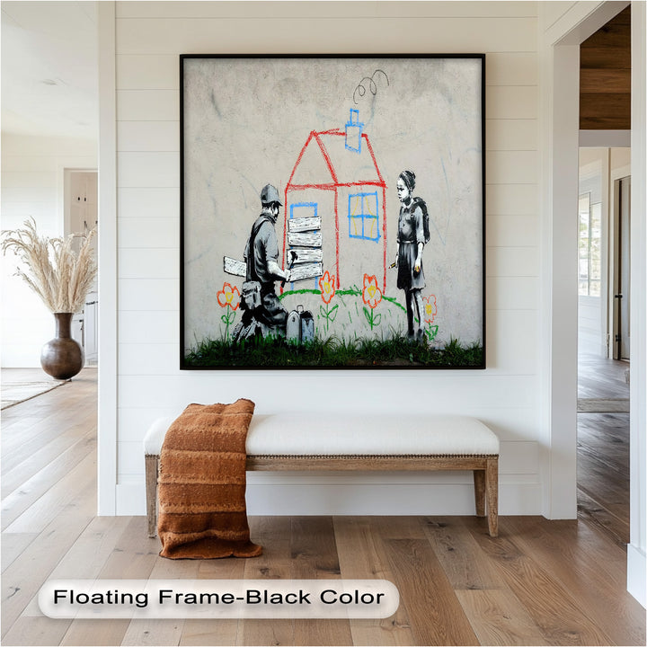 Boarded Dreams – Banksy Oil Painting
