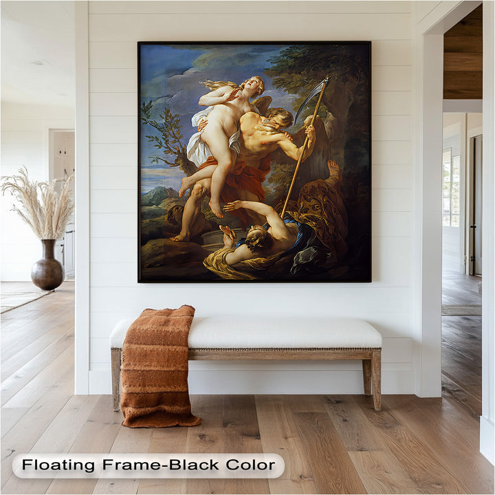 The Seizure of Beauty by Time – Mythological Renaissance Nude Oil Painting