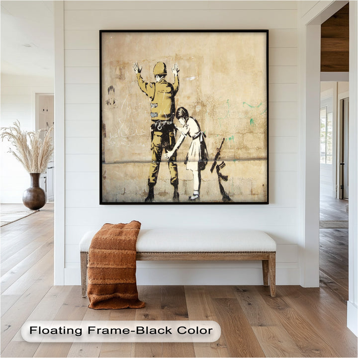 Innocence in Control – Banksy Oil Painting