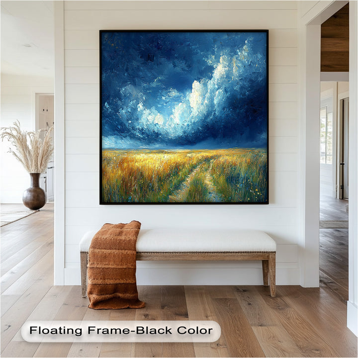 Perfect for modern or rustic interiors, this piece adds emotional depth, natural beauty, and a touch of drama to any space.