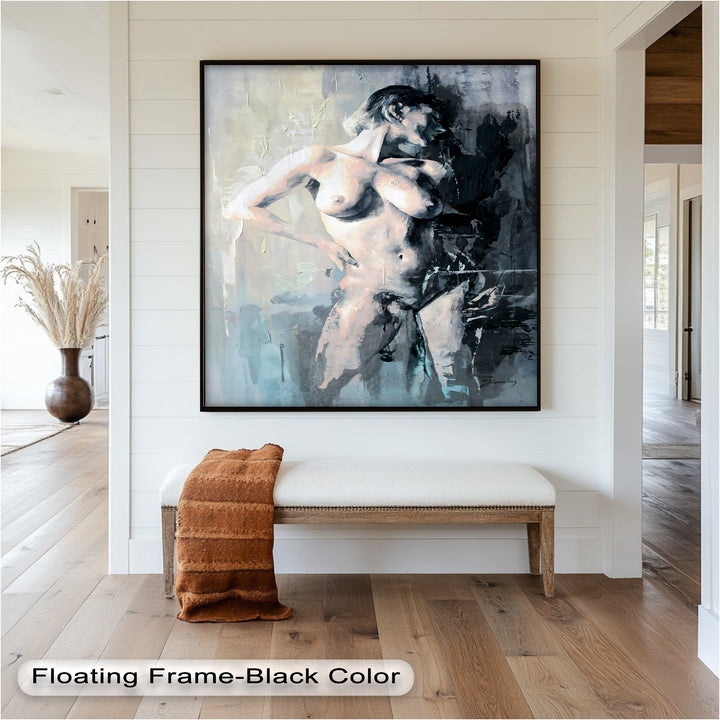Still in the Shadows – Contemporary Nude Oil Painting