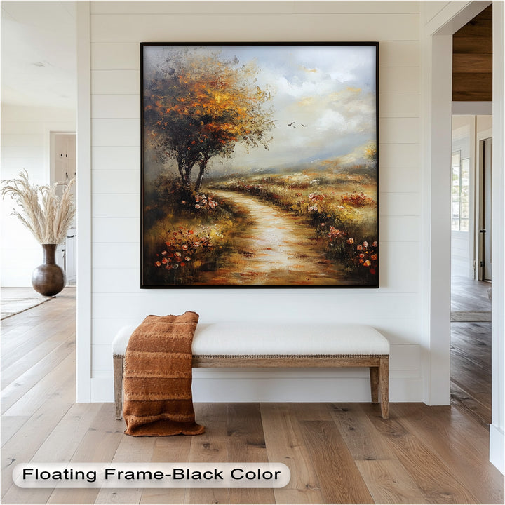Winding Path Landscape - Impressionism Oil Painting