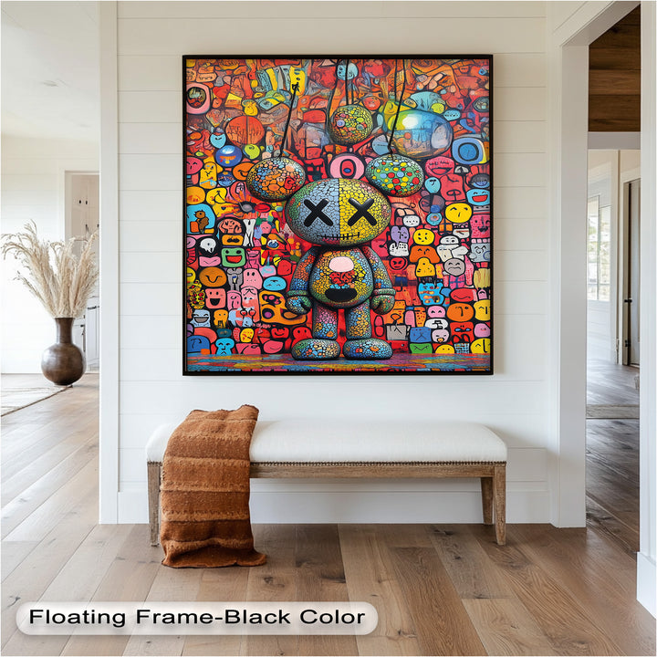 Mosaic Madness – KAWS Oil Painting