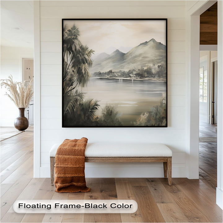 Misty reflections dance across the water, inviting daydreams and serenity.