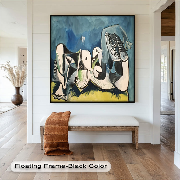 Reclining Abstraction – Picasso Nude Oil Painting