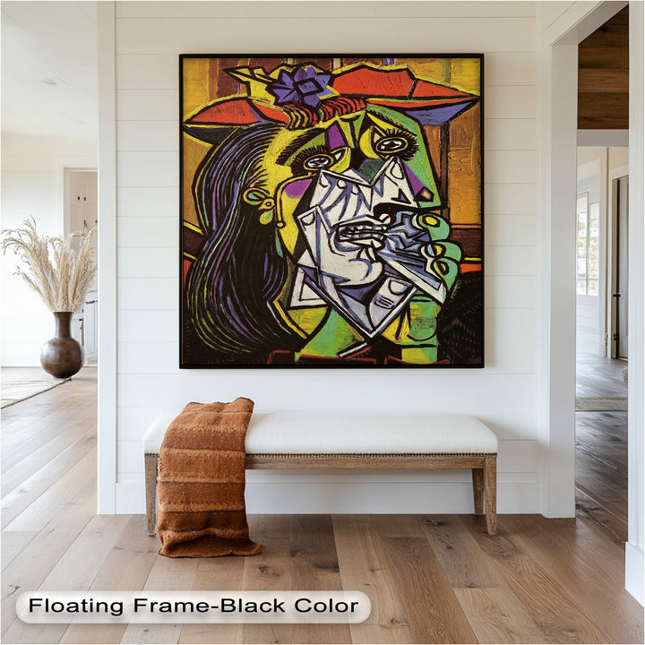 Weeping Woman in Crimson Hat – Picasso Oil Painting