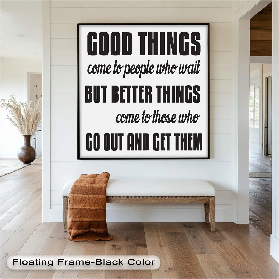 Good Things Come to People Who Wait – Oil Painting - MyPhotoStation
