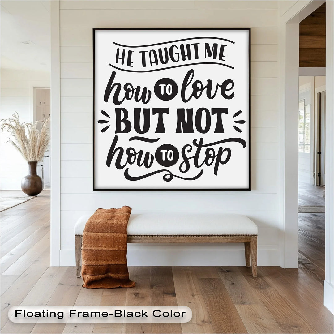 How to Love – Framed Oil Painting - MyPhotoStation
