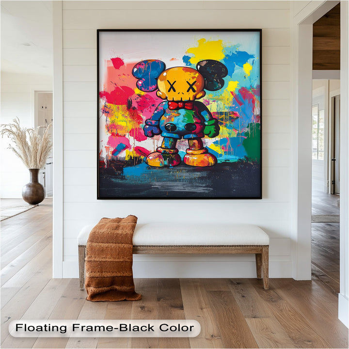 Color Riot Companion – KAWS Oil Painting