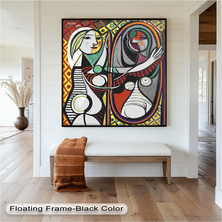 Reflected Identity – Mirror Portrait Picasso Oil Painting