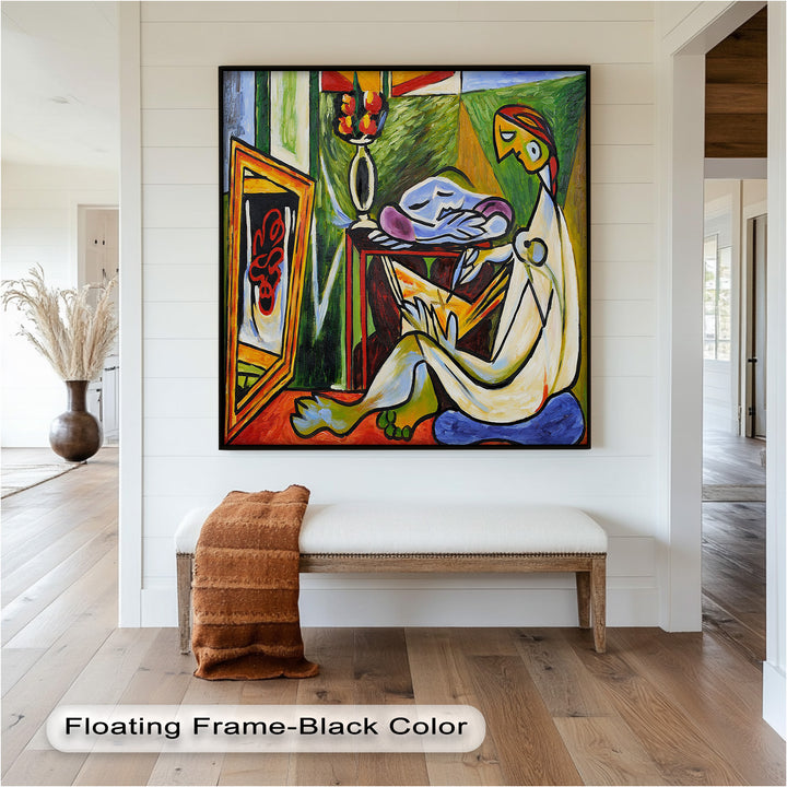 Artist and the Dream – Abstract Interior Scene Picasso Oil Painting