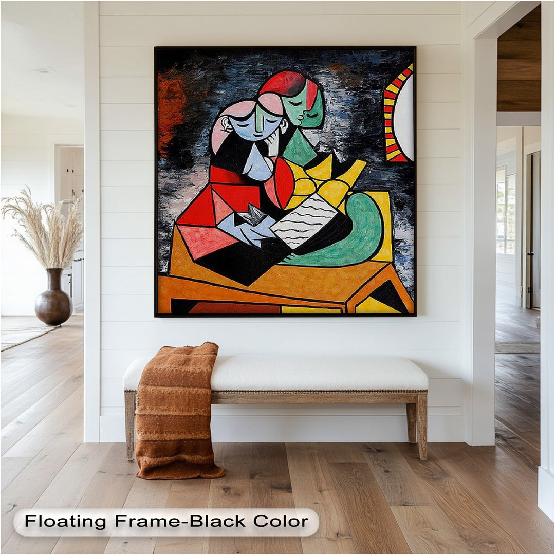 Embrace in Color – Picasso Oil Painting