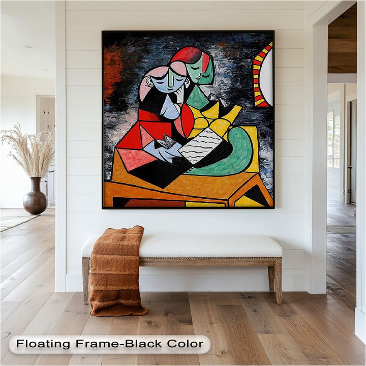Embrace in Color – Picasso Oil Painting