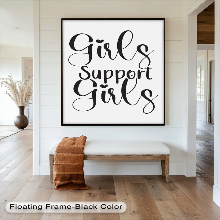 Girls Support Girls – Oil Painting - MyPhotoStation