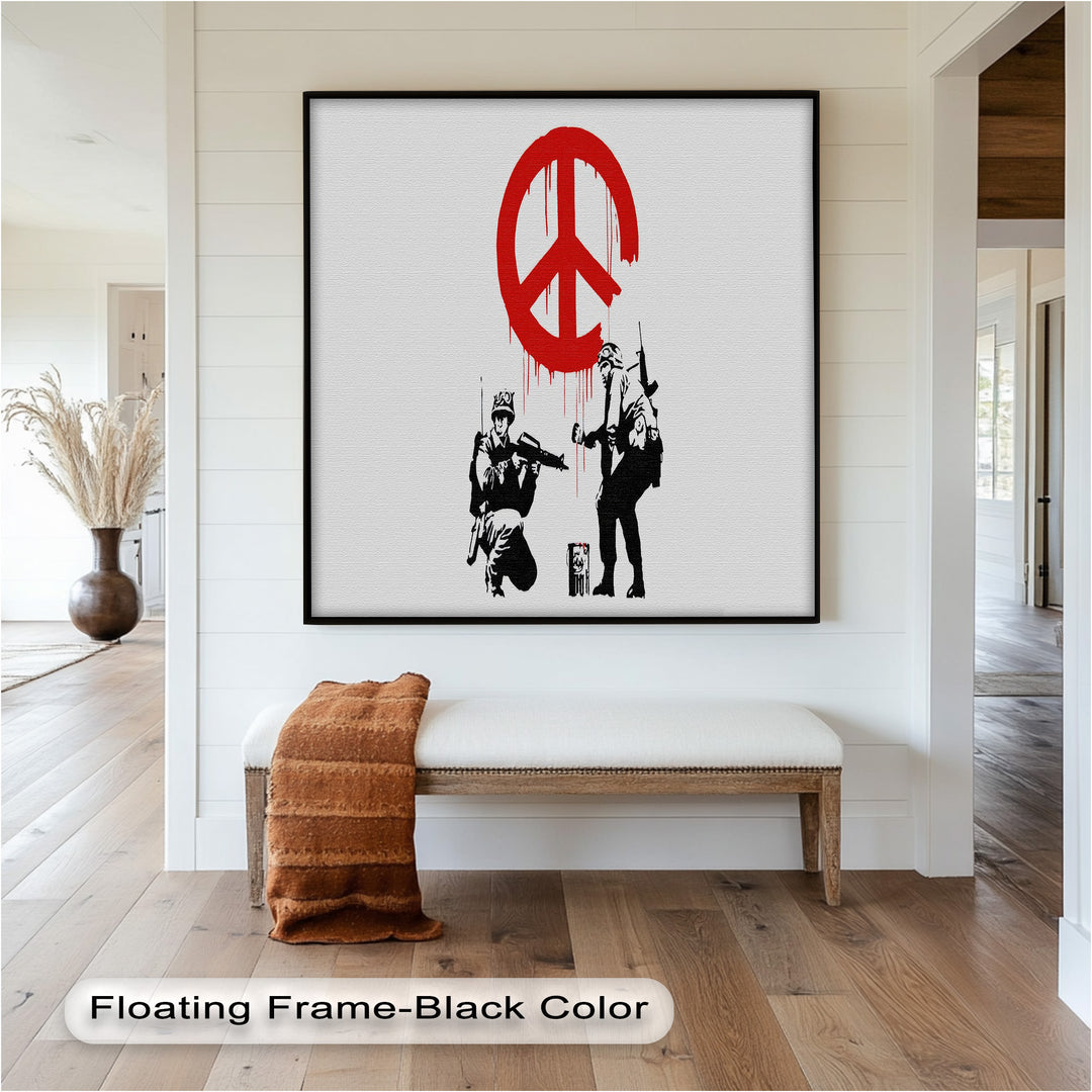 Peace Spray – Banksy Oil Painting