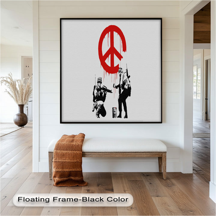 Peace Spray – Banksy Oil Painting