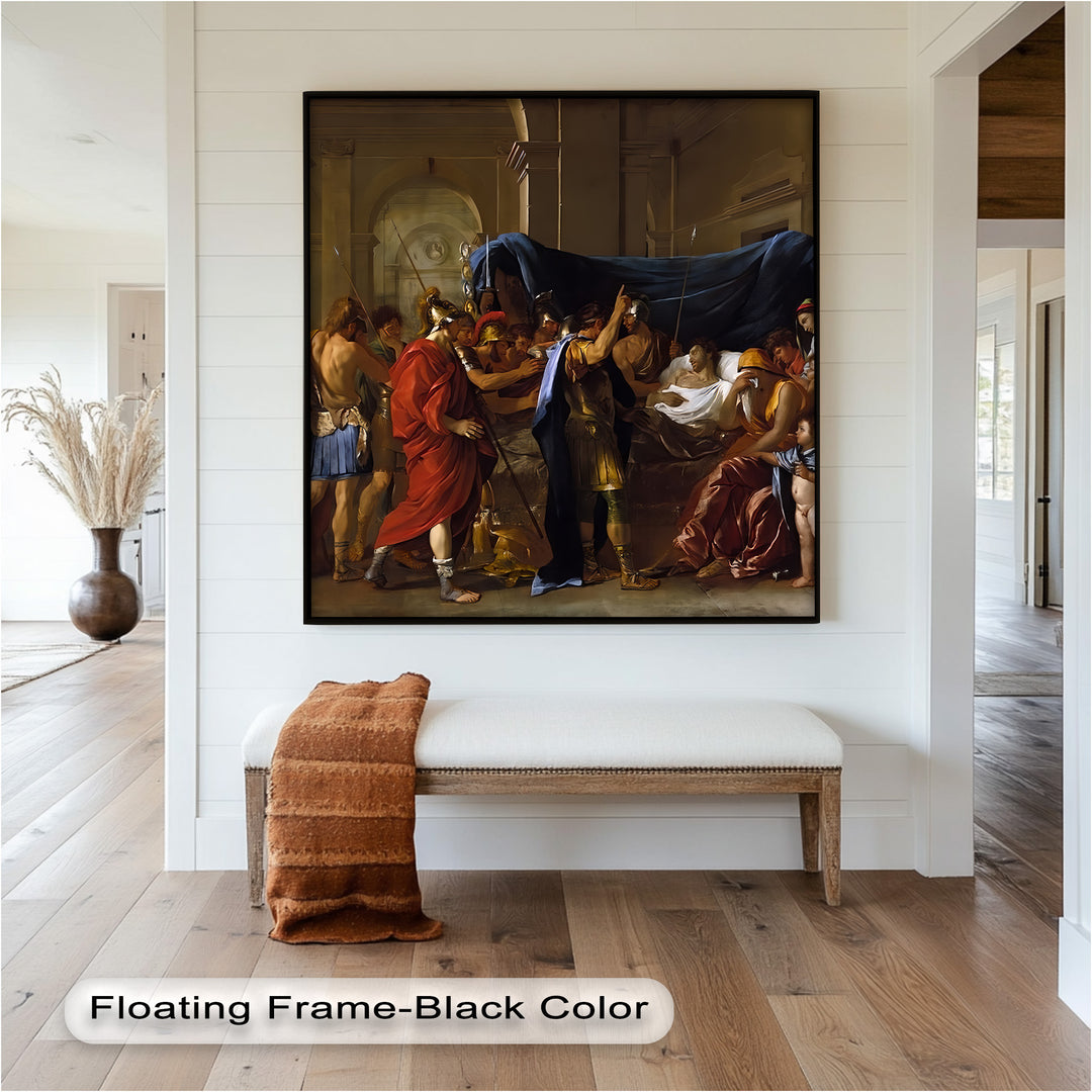 Farewell to the Hero – Classicism Oil Painting