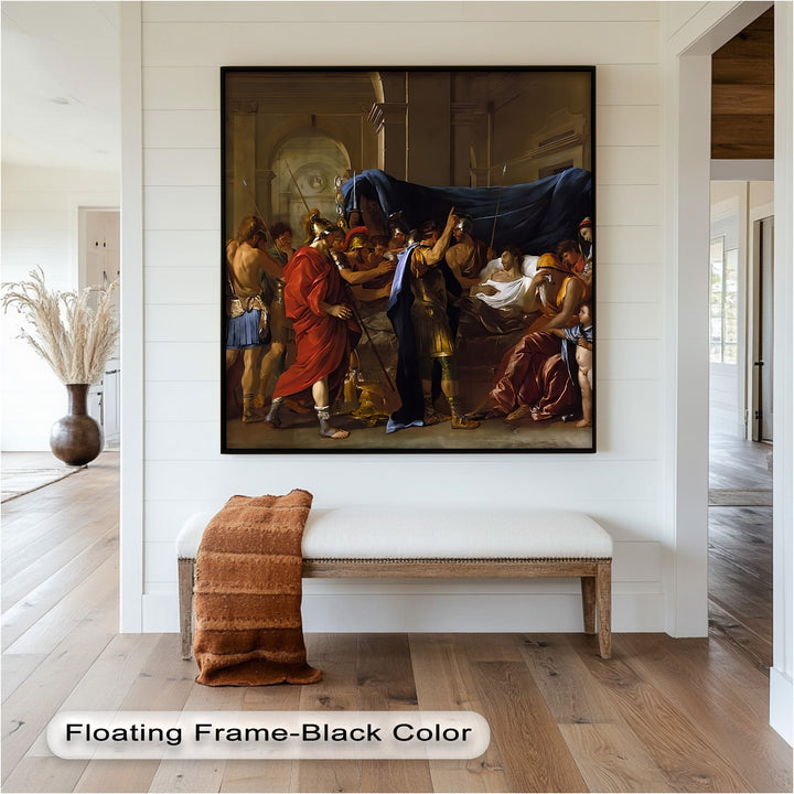 Farewell to the Hero – Classicism Oil Painting
