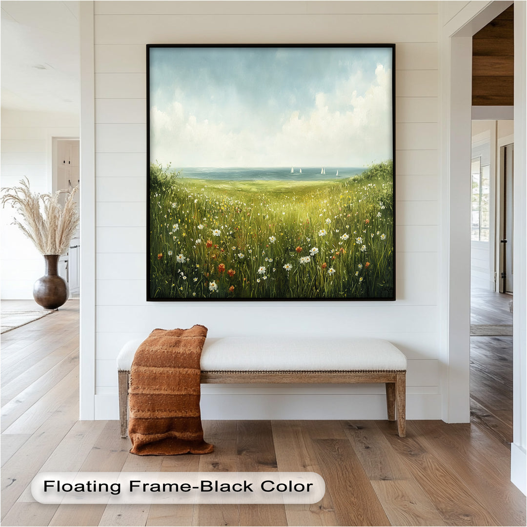 Moody Country Landscape – Serene Oil Painting