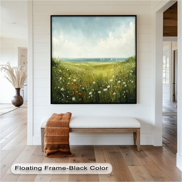 Moody Country Landscape – Serene Oil Painting