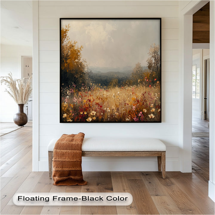 Classic Wildflower Art – Timeless Floral Oil Painting