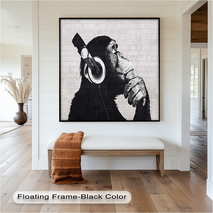 Contemplative Chimp – Banksy Oil Painting