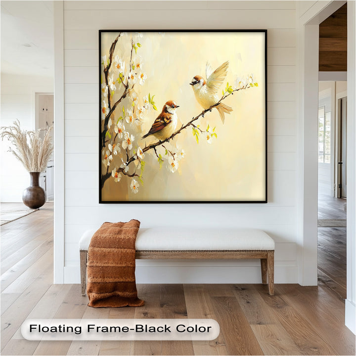 Spring Conversation – Animal Oil Painting