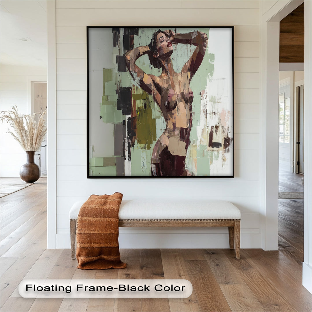 Sensual Geometry – Contemporary Female Nude Oil Painting