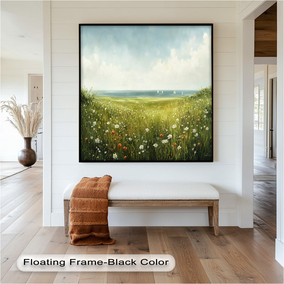 Perfect for coastal, cottagecore, or nature-inspired interiors, this piece adds freshness and charm to any space.