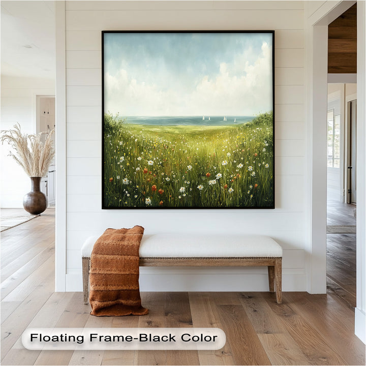 Perfect for coastal, cottagecore, or nature-inspired interiors, this piece adds freshness and charm to any space.