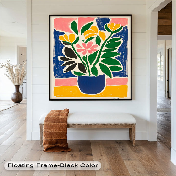 Vibrant Vase Composition – Modern Fauvist Oil Painting