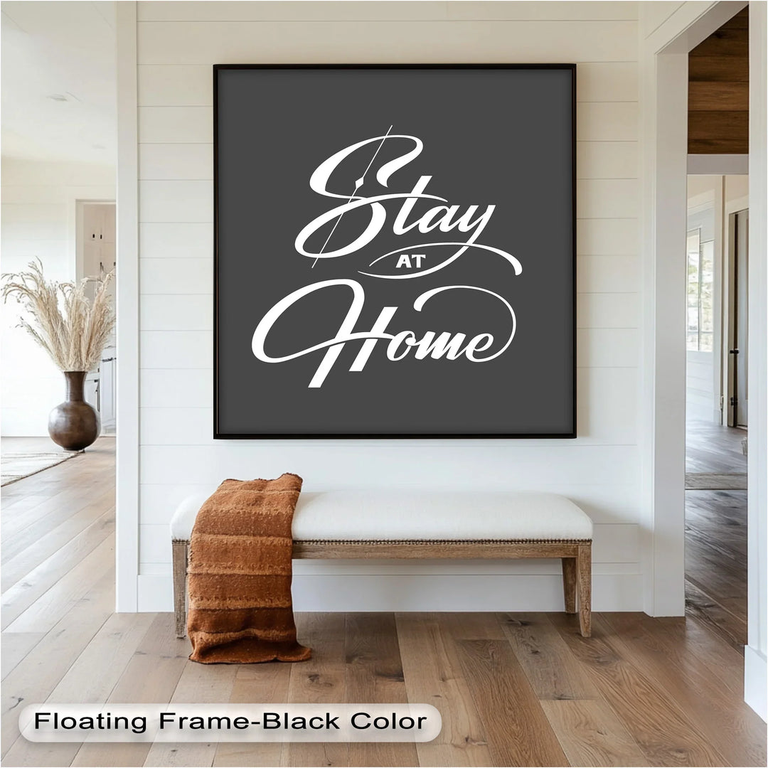 Stay at Home – Modern Oil Painting - MyPhotoStation