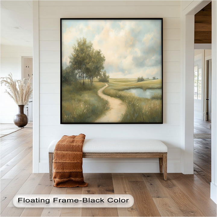 Perfect for farmhouse, traditional, or nature-inspired interiors, this piece brings serenity and a breath of fresh air into any space.


