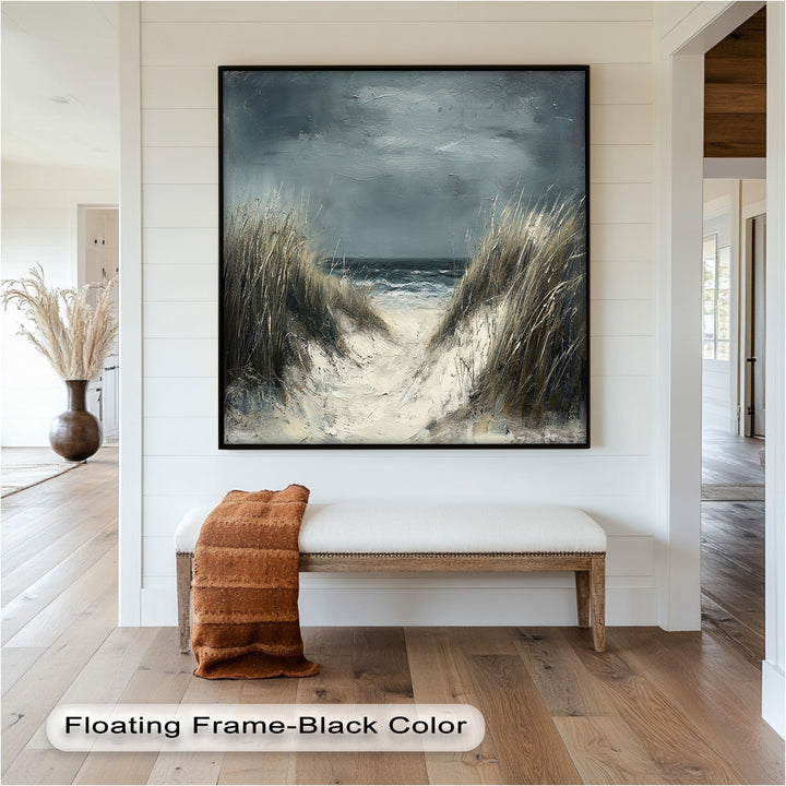 Perfect for minimalist, rustic, or nautical interiors, this piece brings a sense of calm and introspection to any space.

