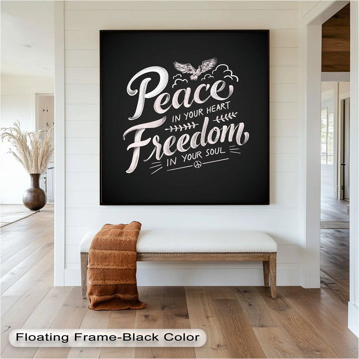 Peace and Freedom Wall Art – Oil Painting - MyPhotoStation
