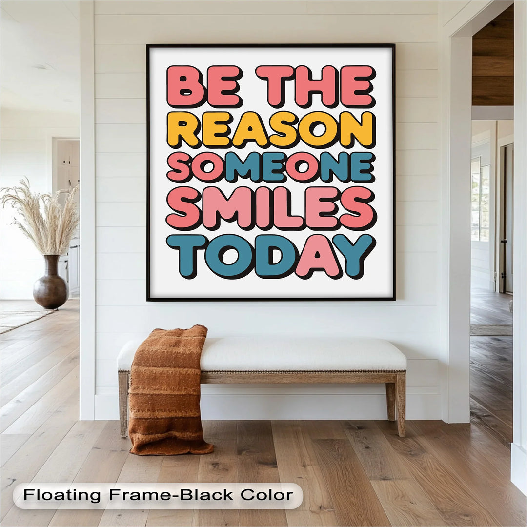 Be the Reason Someone Smiles – Oil Painting - MyPhotoStation