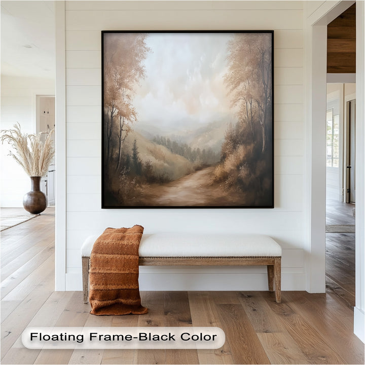 Forest Path – Framed Landscape Oil Painting