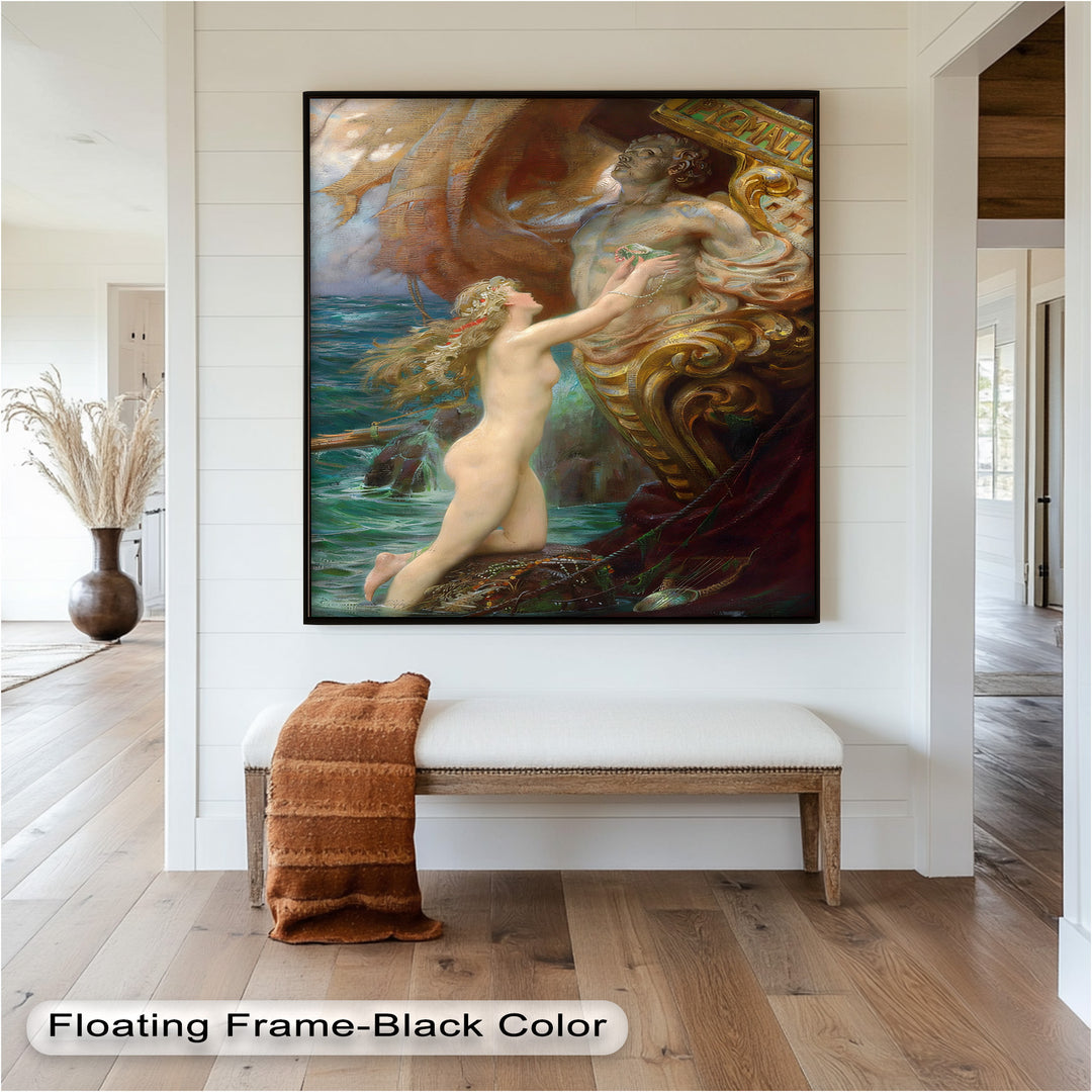 Galatea’s Awakening – Mythological Nude Oil Painting